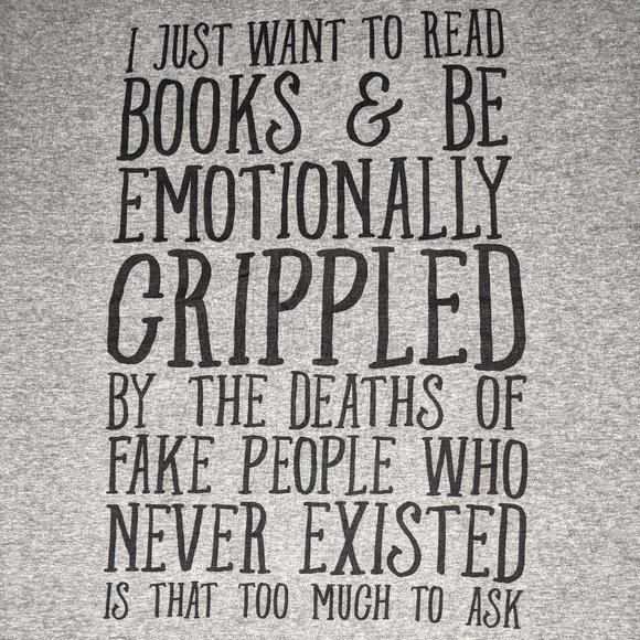 I Just Want to Read Books (S) Next Level Apparel - Picture 2 of 4